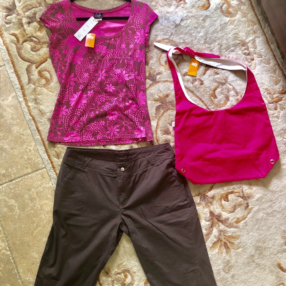 Lucy Shorts and Shirt with Tote